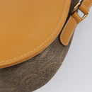 GUCCI Shoulder Bag Leather Brown Gold Tone 007 14 3074 Auth BA16906-12
