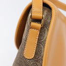 GUCCI Shoulder Bag Leather Brown Gold Tone 007 14 3074 Auth BA16906-14
