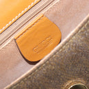 GUCCI Shoulder Bag Leather Brown Gold Tone 007 14 3074 Auth BA16906-17