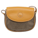 GUCCI Shoulder Bag Leather Brown Gold Tone 007 14 3074 Auth BA16906-2