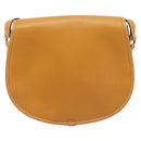 GUCCI Shoulder Bag Leather Brown Gold Tone 007 14 3074 Auth BA16906-3