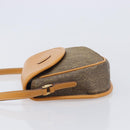 GUCCI Shoulder Bag Leather Brown Gold Tone 007 14 3074 Auth BA16906-5
