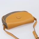 GUCCI Shoulder Bag Leather Brown Gold Tone 007 14 3074 Auth BA16906-6