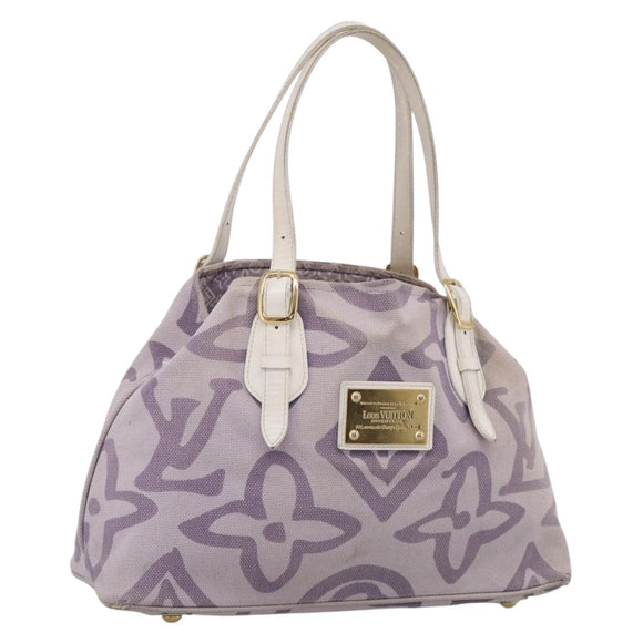 LOUIS VUITTON Cruise Line Taicienne PM Bag Canvas Lila M95680 LV Auth BA16908