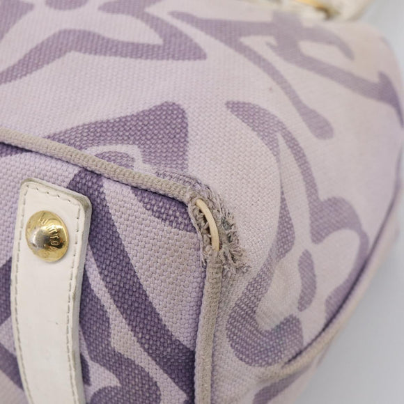 LOUIS VUITTON Cruise Line Taicienne PM Bag Canvas Lila M95680 LV Auth BA16908