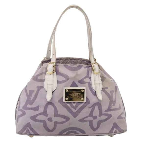 LOUIS VUITTON Cruise Line Taicienne PM Bag Canvas Lila M95680 LV Auth BA16908
