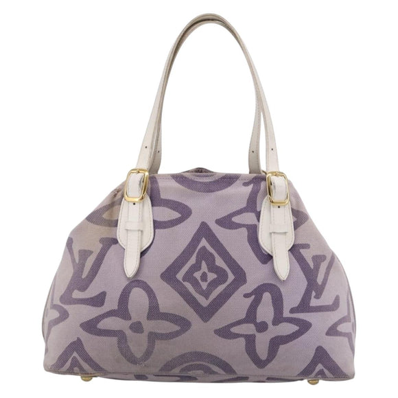 LOUIS VUITTON Cruise Line Taicienne PM Bag Canvas Lila M95680 LV Auth BA16908
