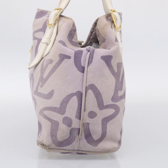 LOUIS VUITTON Cruise Line Taicienne PM Bag Canvas Lila M95680 LV Auth BA16908