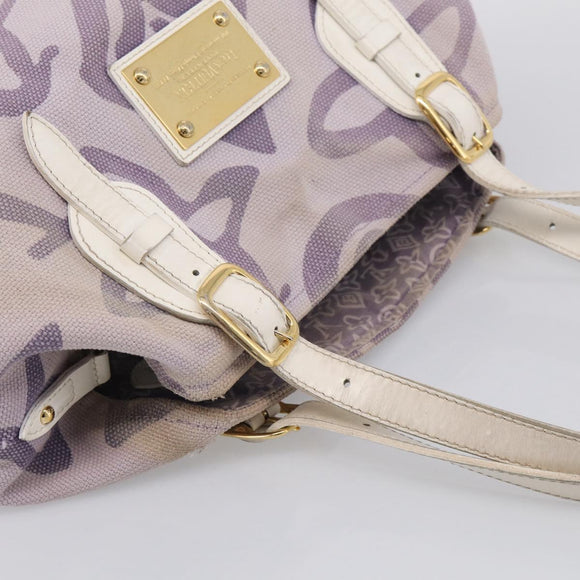 LOUIS VUITTON Cruise Line Taicienne PM Bag Canvas Lila M95680 LV Auth BA16908