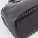 LOUIS VUITTON Monogram Vernis Wilshire PM Hand Bag Amarante M93641 Auth BA16910-13