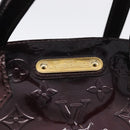 LOUIS VUITTON Monogram Vernis Wilshire PM Hand Bag Amarante M93641 Auth BA16910-17