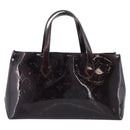 LOUIS VUITTON Monogram Vernis Wilshire PM Hand Bag Amarante M93641 Auth BA16910-3
