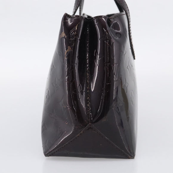 LOUIS VUITTON Monogram Vernis Wilshire PM Hand Bag Amarante M93641 Auth BA16910