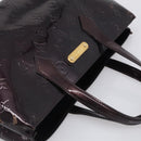 LOUIS VUITTON Monogram Vernis Wilshire PM Hand Bag Amarante M93641 Auth BA16910-6
