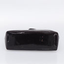 LOUIS VUITTON Monogram Vernis Wilshire PM Hand Bag Amarante M93641 Auth BA16910-9