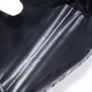 BALLY Hand Bag Leather Black Gold Auth BA1692-10