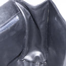 BALLY Hand Bag Leather Black Gold Auth BA1692-20