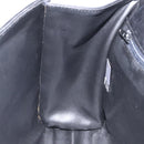 BALLY Hand Bag Leather Black Gold Auth BA1692-21