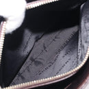 BURBERRY Nova Check Hand Bag Canvas Beige Silver Auth BA16924-19