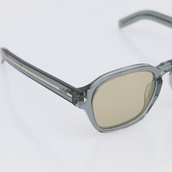 PRADA Sunglasses Plastic Clear Blue yellow Auth BA16926