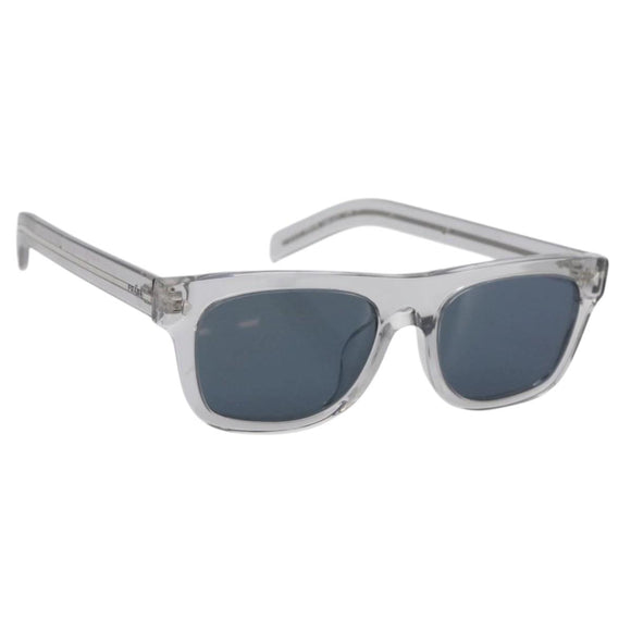 PRADA Sunglasses Plastic Clear Blue Auth BA16927