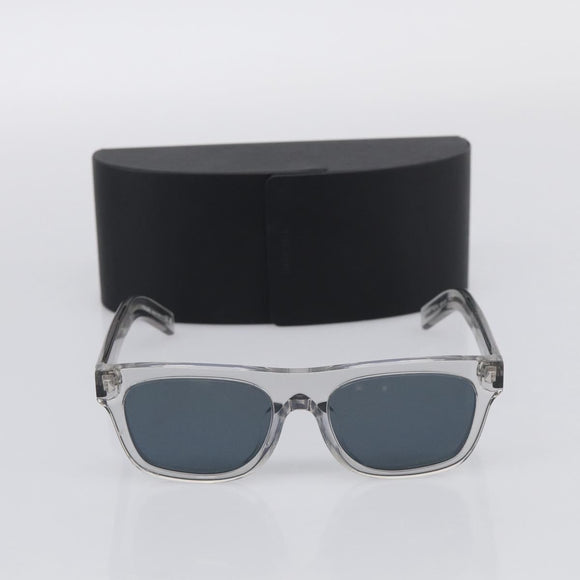PRADA Sunglasses Plastic Clear Blue Auth BA16927