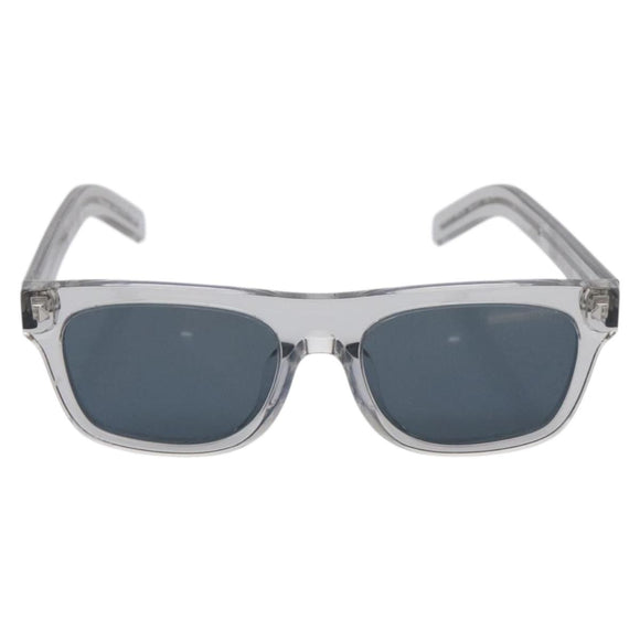 PRADA Sunglasses Plastic Clear Blue Auth BA16927
