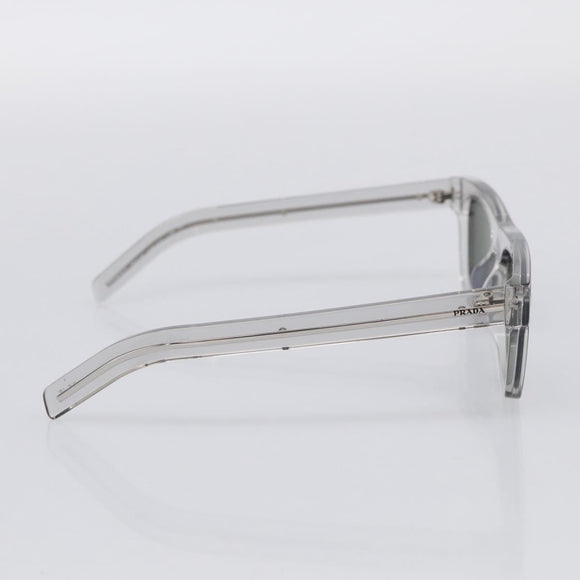 PRADA Sunglasses Plastic Clear Blue Auth BA16927