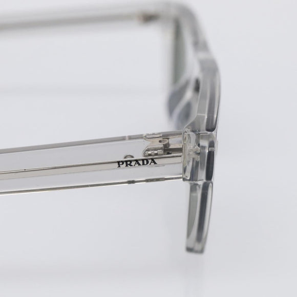PRADA Sunglasses Plastic Clear Blue Auth BA16927