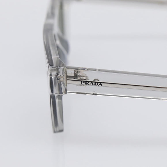 PRADA Sunglasses Plastic Clear Blue Auth BA16927