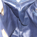 BALLY Shoulder Bag Leather Navy Gold Auth BA1693-20