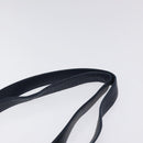 BALLY Shoulder Bag Leather Navy Gold Auth BA1693-8