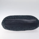 BALLY Shoulder Bag Leather Navy Gold Auth BA1693-5