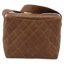 CHANEL Matelasse Shoulder Bag Caviar Skin Brown Gold Tone CC Auth BA16932V-3