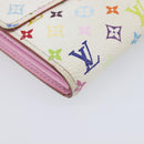LOUIS VUITTON Monogram Multicolor Portefeiulle Sarah White M93532 Auth BA16933-10