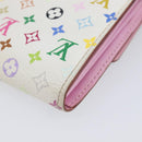 LOUIS VUITTON Monogram Multicolor Portefeiulle Sarah White M93532 Auth BA16933-11