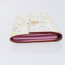 LOUIS VUITTON Monogram Multicolor Portefeiulle Sarah White M93532 Auth BA16933-5