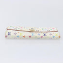 LOUIS VUITTON Monogram Multicolor Portefeiulle Sarah White M93532 Auth BA16933-8