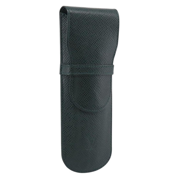 LOUIS VUITTON Taiga Etui Stylo Pen Case Epicea M30364 LV Auth BA16936