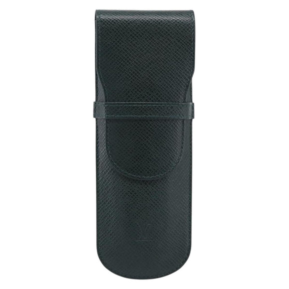 LOUIS VUITTON Taiga Etui Stylo Pen Case Epicea M30364 LV Auth BA16936