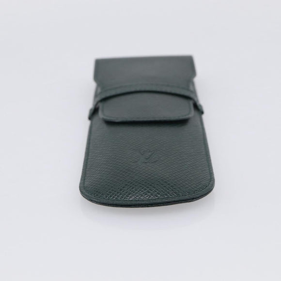 LOUIS VUITTON Taiga Etui Stylo Pen Case Epicea M30364 LV Auth BA16936