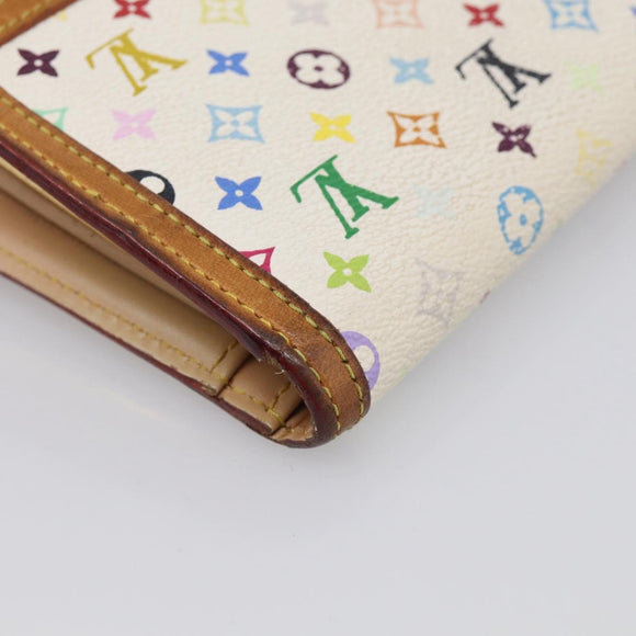 LOUIS VUITTON Multicolor Porte Monnaie Billets Viennois M92987 Auth BA16937