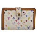 LOUIS VUITTON Multicolor Porte Monnaie Billets Viennois M92987 Auth BA16937-2