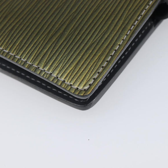 LOUIS VUITTON Cyber Epi Agenda PM Day Planner Cover Green M99080 LV Auth BA16939