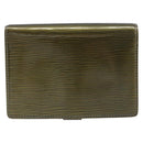 LOUIS VUITTON Cyber Epi Agenda PM Day Planner Cover Green M99080 LV Auth BA16939-2