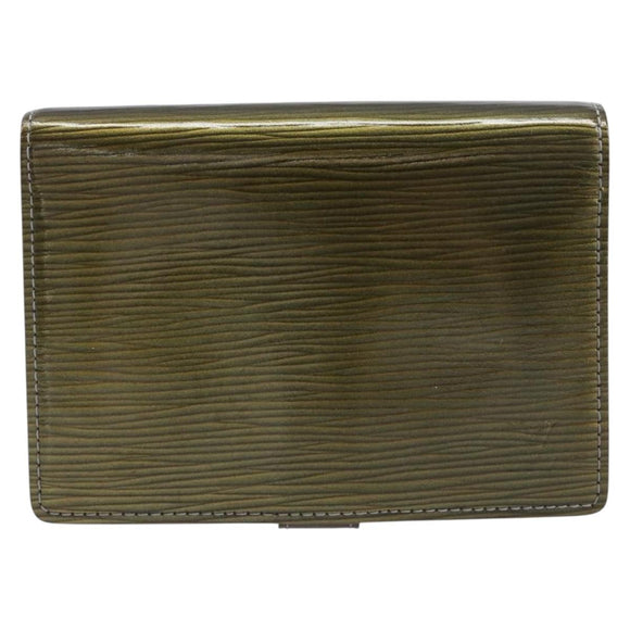 LOUIS VUITTON Cyber Epi Agenda PM Day Planner Cover Green M99080 LV Auth BA16939
