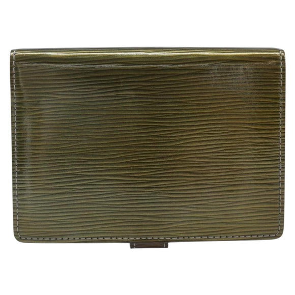 LOUIS VUITTON Cyber Epi Agenda PM Day Planner Cover Green M99080 LV Auth BA16939