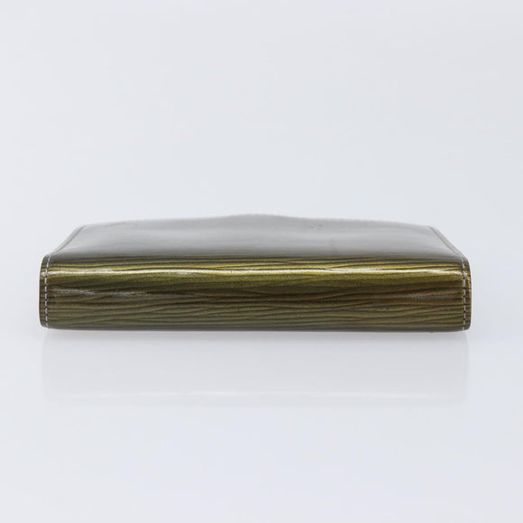 LOUIS VUITTON Cyber Epi Agenda PM Day Planner Cover Green M99080 LV Auth BA16939