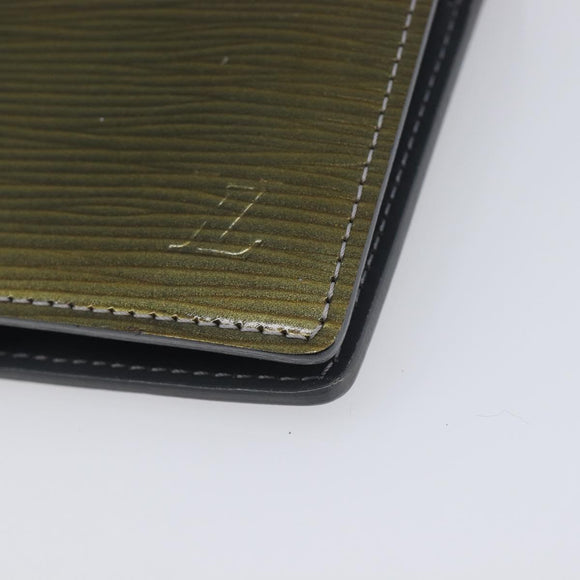 LOUIS VUITTON Cyber Epi Agenda PM Day Planner Cover Green M99080 LV Auth BA16939