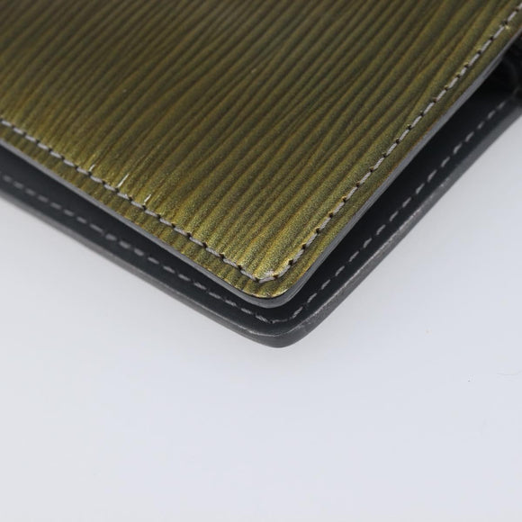 LOUIS VUITTON Cyber Epi Agenda PM Day Planner Cover Green M99080 LV Auth BA16939
